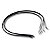 12 Tiara Arco Acessório Base Lisa Customizar Metal Preta 5mm - Imagem 1