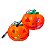 06 Chaveiro Halloween Abobora Com 3 Efeito De Luz Divertido - Imagem 2