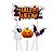 Kit 12 Palito Topo de Bolo Espeto Enfeite Festa Halloween - Imagem 1