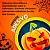 01 Cartela Figurinha c/ 16 Adesivo Halloween Dia das Bruxas - Imagem 2