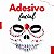 Kit 01 Cartela Adesivo Facial Maquiagem Terror Halloween - Imagem 2