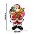 02 Enfeite Mural Natal Papelão Decoração Papai Noel Festa - Imagem 4
