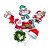 Kit 14 Espeto Palito Topo Doce Bolo Natalino Enfeite Natal - Imagem 1