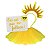 Kit Tiara Sol + Plaquinha + Saia Fantasia Bloquinho Carnaval - Imagem 3