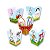 Kit 05 Cachepo Enfeite Mesa Doces Decoração Coelho Páscoa - Imagem 1