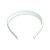 600 Arquinho Branco Abaulada Tiara Encapar 20mm - Imagem 3
