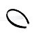 03 Tiara Média Pente Arquinho Preto P/ Encapar Decorar - Imagem 2