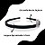 06 Tiara Preta Extra Fina Plástica Arquinho Dentinho Pente 5mm - Imagem 4