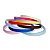 12 Tiara Gorgurão Colorida Dentinho Plástica Encapada 10mm - Imagem 5