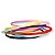 24 Tiara Cetim Encapada Metal Fina Personalizada 4mm - Imagem 4