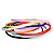48 Tiara Cetim Encapada Metal Fina Personalizada 4mm - Imagem 5