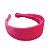 01 Arco Tiara Veludo Tabela 1 Larga Multicores Lisa Encapada 40mm - Imagem 6