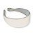 12 Arco Tiara Veludo Tabela 01 Larga Multicores Lisa Encapada 40mm - Imagem 8