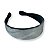 100 Arco Tiara Veludo Tabela 1 Larga Multicores Lisa Encapada 40mm - Imagem 12