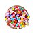 100 Pompons Bolinha Tabela 1 Colorido Pompom Poliester Fofo 20mm - Imagem 1