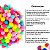 100 Pompom Bolinha Tabela 02 Pelinho Poliéster Colorido Fofo 14mm - Imagem 3