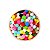 1000 Pompom Bolinha Tabela 01 Pelinho Poliéster Colorido Fofo 14mm - Imagem 1