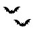 Kit 25 Enfeite Morcego Pequeno Eva Pet Laços Festa Halloween - Imagem 1