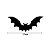300 Mini Enfeite Morcego Eva Glitter Preto Halloween 2,5cm - Imagem 4