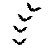 150 Mini Enfeite Morcego Eva Glitter Preto Halloween 2,5cm - Imagem 1
