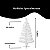 01 Arvore Branca Simples Natal 120cm + Estrela Branca Lisa - Imagem 4