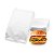 25 Saco Saquinho Papel Lanche Hamburguer Festa Branco 9x12 - Imagem 1