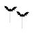 60 Topo Bolo Doce Morcego Festa Halloween Decoração Eva - Imagem 5