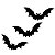 Kit 60 Enfeite Morcego EVA Mural Decoração Festa Halloween - Imagem 1