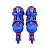 Patins Inline Azul Tamanho Ajustável 34-37 + Kit Proteção - Imagem 5