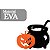 150 Enfeite Mural Halloween Glitter Festa Terror Aplique 10,0cm - Imagem 3