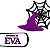 Kit 15 Enfeite Eva Glitter Halloween Mural Festa Terror 20cm - Imagem 3