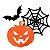 01 Enfeite Eva Glitter Painel Halloween Festa Terror  45cm - Imagem 1