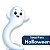 Kit 03 Enfeite Mural Mobile Fantasminha Decoração Halloween - Imagem 4
