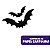 Kit 10 Enfeite Morcego Halloween Decoração festa do Terror - Imagem 3