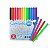 Kit 01 Pacote Canetinha Aqua Hidrocor 12 Cores Caneta Pintar - Imagem 1