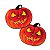 06 Enfeite Mural Abóbora Halloween Decoração Dia das Bruxas - Imagem 1