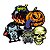 Kit 30 Enfeite Tags Decorativas Variadas Festa Halloween - Imagem 1