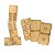Kit 03 Jogo De Mesa Dominó Mdf Educativo Lembrancinha Festa - Imagem 1