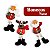 Kit 03 Enfeite Boneco Pendurar Decorar Árvore Natal Variados - Imagem 2