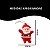 Kit 18 Enfeite Pendurar Papai Noel Vermelho Árvore De Natal - Imagem 5
