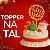 06 Topo Bolo Guirlanda Feliz Natal Enfeite Natalino - Imagem 2