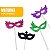 Kit 10 Enfeite Palito Máscara Topper Bolo Decoração Carnaval - Imagem 5