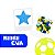 50 Aplique enfeite Copa Futebol Brasil 2,5cm EVA Decoração - Imagem 3