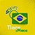 01 Tiara Brasil + Placa Eva Festa Fantasia Acessório Copa - Imagem 2