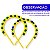 01 Tiara Copa Mundo Brasil Arco Cabelo Acessório Pompom 10mm - Imagem 6