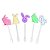 Kit 30 Topper Palitos EVA Docinho Festa Pascoa Decoração - Imagem 1