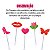 10 Topper Doce Tons Rosa Decoração Amor Comemorar Dia Mães - Imagem 4