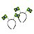 Kit 20 Tiara Festa Copa do Mundo Futebol Torcida Brasil - Imagem 1