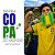 01 Barba Copa Mundo Torcedor Fantasia Torcida Jogo Bigode - Imagem 2