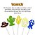 Palito Topper Festa Junina Variados Simples Bolo Decoração - Imagem 4